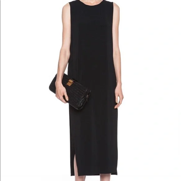Helmut Lang sleeveless midi dress with keyhole back and sides size small - Picture 4 of 11